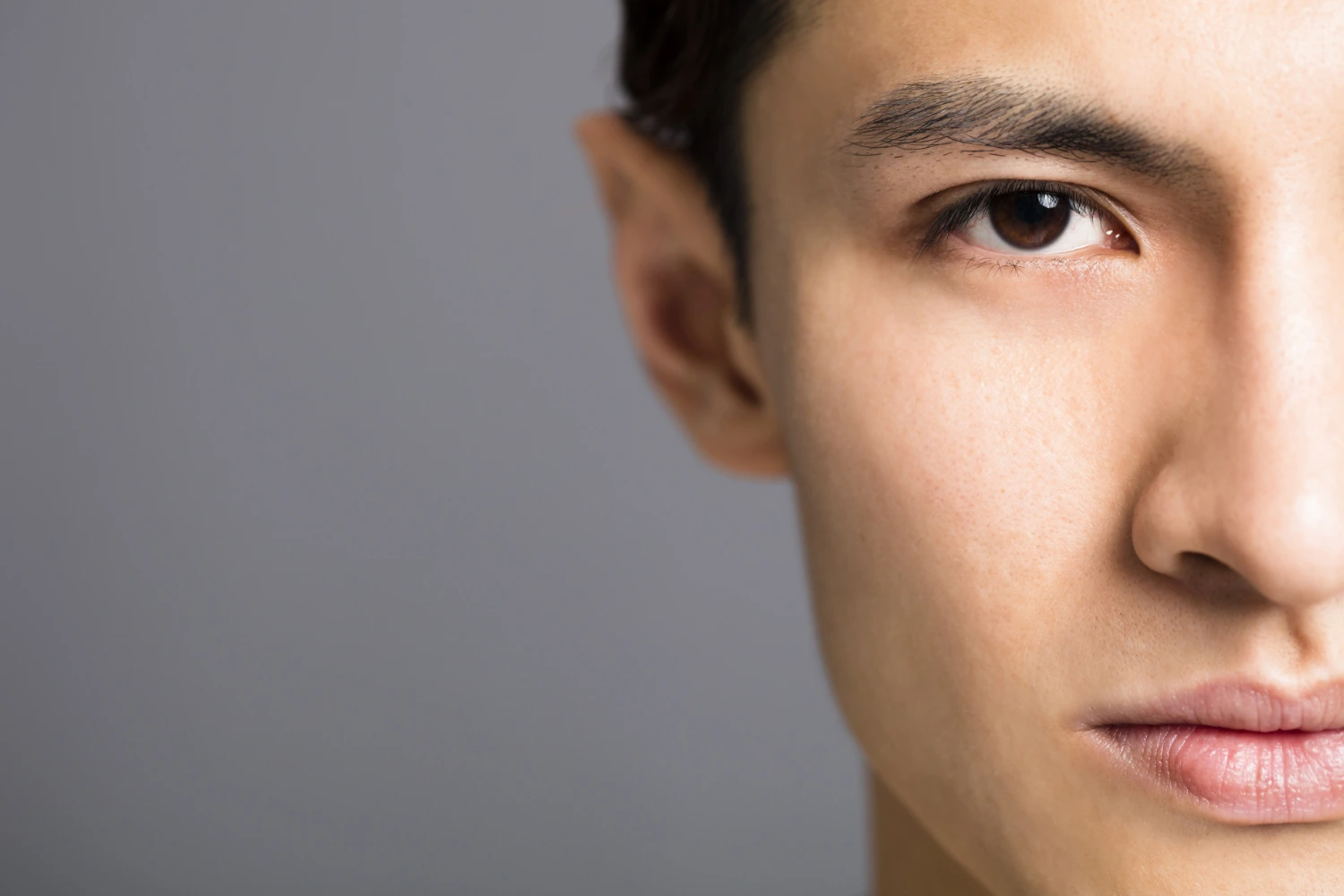 A good-looking young man looking confident after undergoing treatment at Medical Aesthetics.